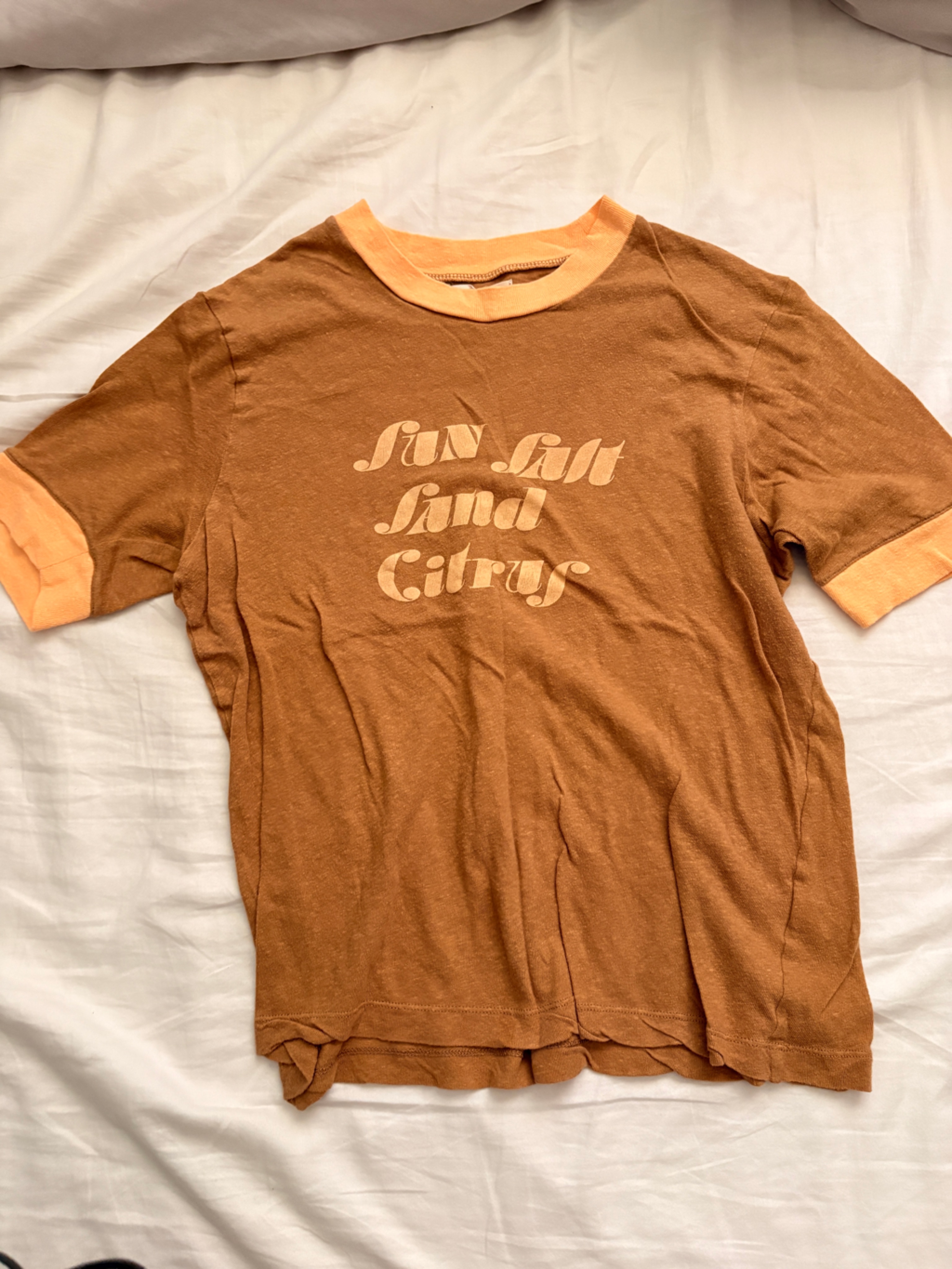 Madewell ‘Sun, Salt, Kind Citrus' Graphic Ringer Tee